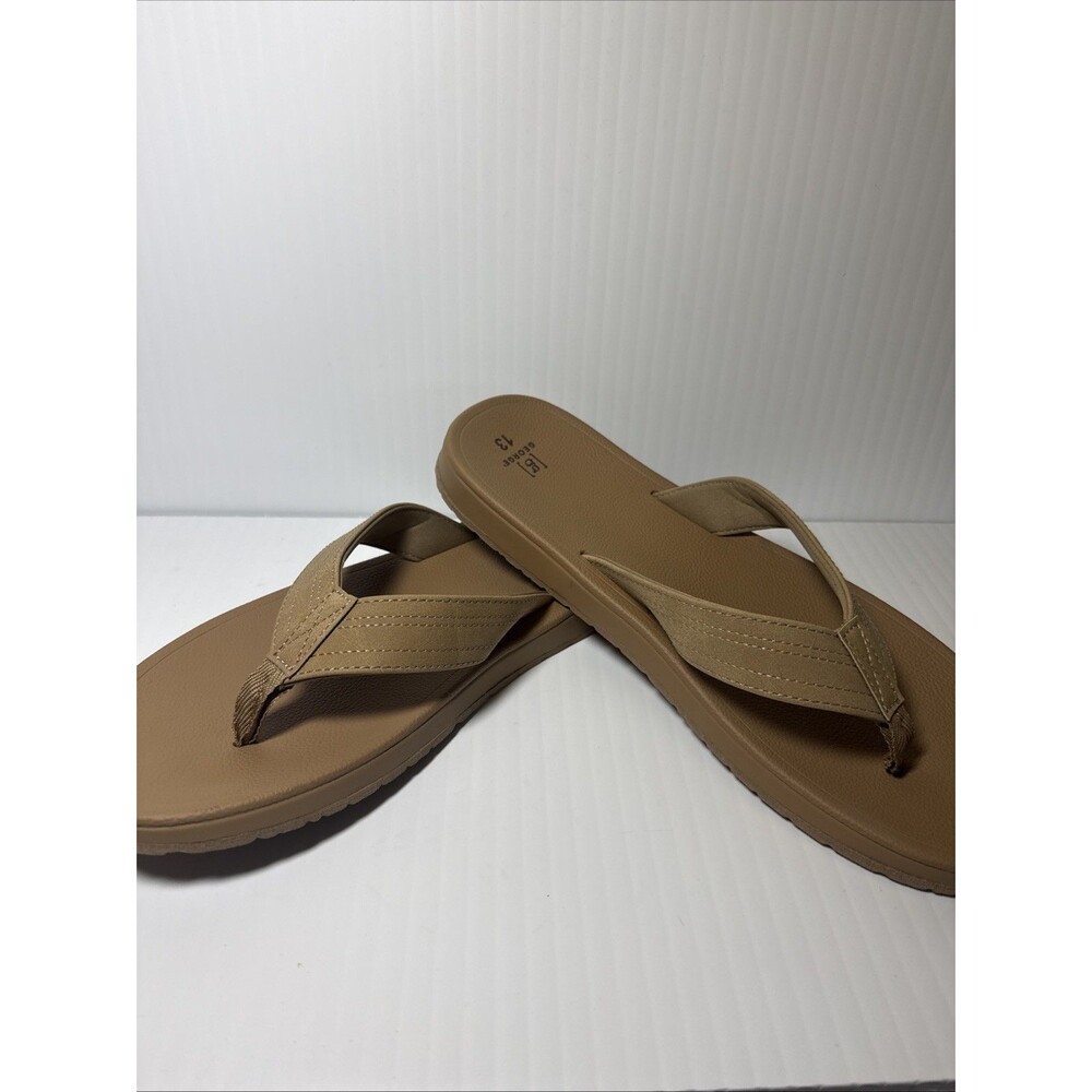 George Tan Flip Flops Men sz 13 NWOT never Worn